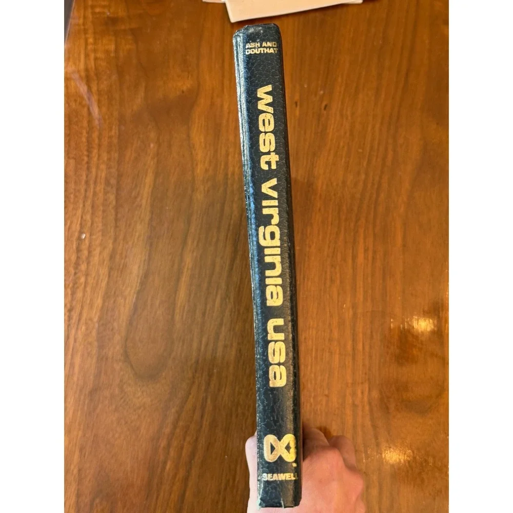 VTG West Virginia USA Photography Book Jerry Wayne Ash 1976 Blue Gold‎ Hardcover
